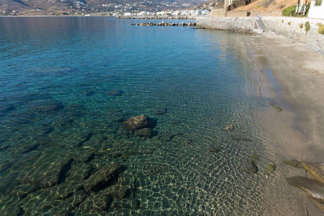 "Aura" Apt In Stone Tower 1690 • Andros Aidonia  Buitenkant foto