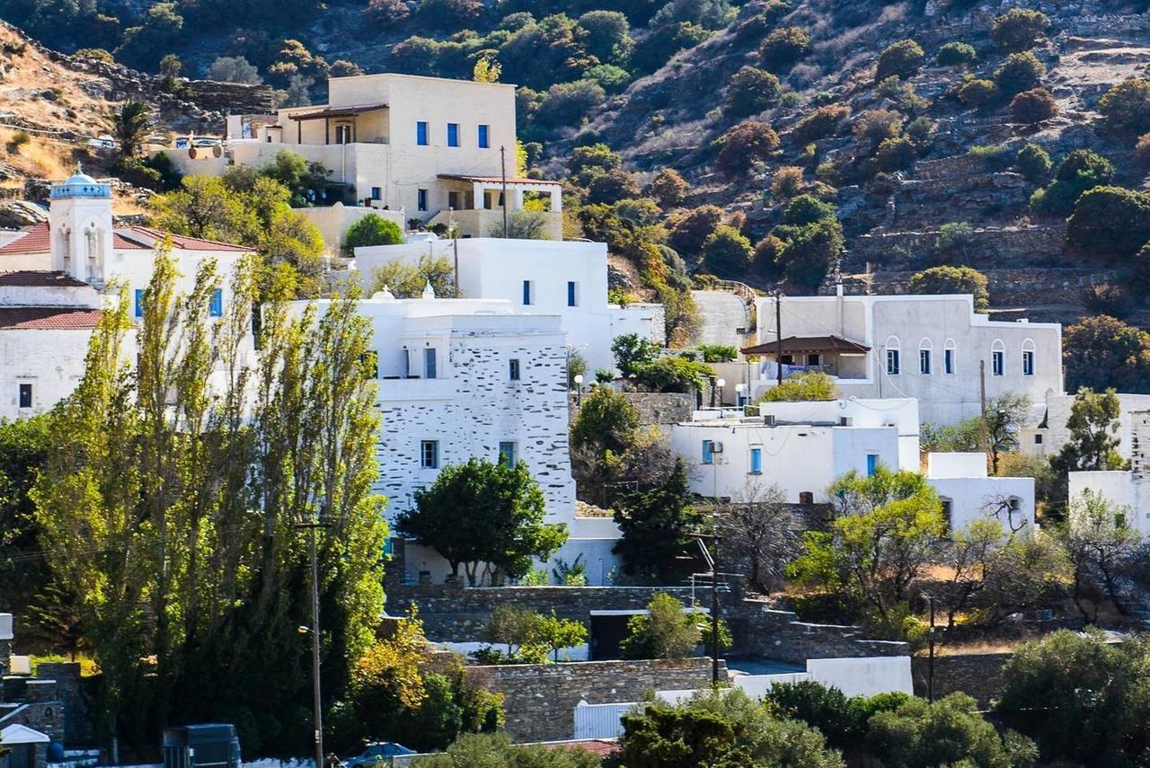 "Aura" Apt In Stone Tower 1690 • Andros Aidonia  Buitenkant foto